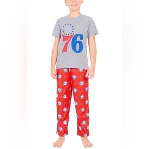 Ultra Game NBA Boy's 2 Piece PJs Lounge Pants & Tee Set Boys Size M (8)